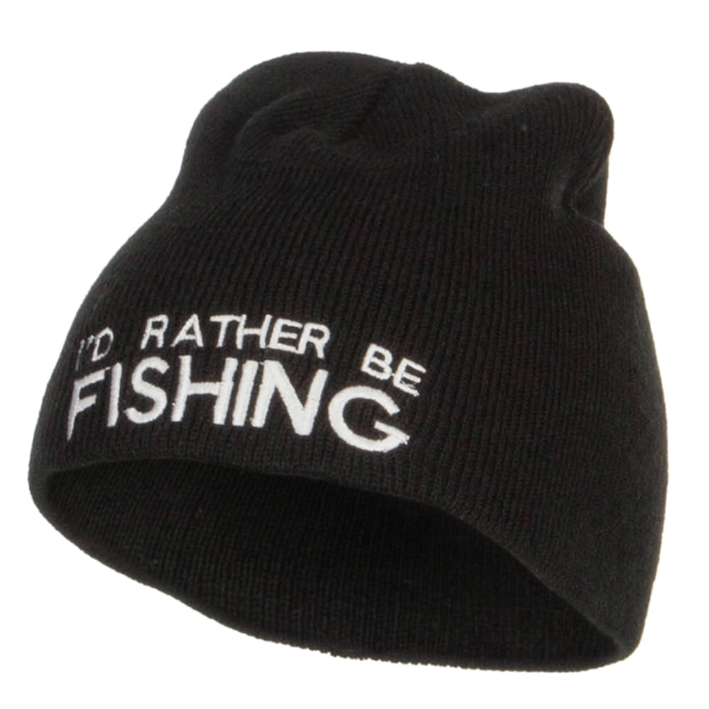 Fishing shop beanie hat