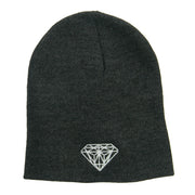 Big Size Diamond Embroidered Short Beanie