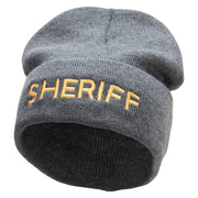 Sheriff Big Size Acrylic Long Beanies - Heather-Marled XL-3XL