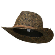 Men's Mix Braid Large Brim Fedora