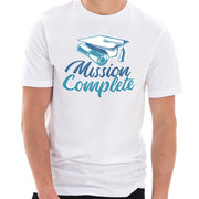 Mission Complete Graphic Design Unisex Ring Spun Combed Cotton Short Sleeve Deluxe Jersey T-Shirt