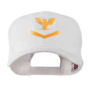 Military Naval Stripe with Eagle Emblem Embroidered Cap