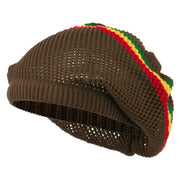 Mesh Rasta Deep Shell Beanie