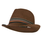 Men's Multi Colored Braid Fedora