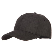 6 Panel Structured Heather Suiting Cap