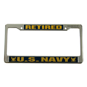 Navy 3D License Frame