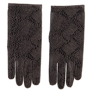Women's Python Print Glove