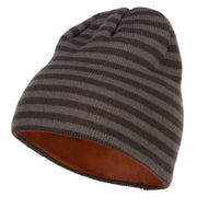 Reversible Striped Beanie