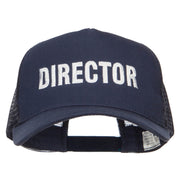 Director Embroidered Big Size Trucker Cap