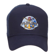 Naval Space Command Embroidered Mesh Cap