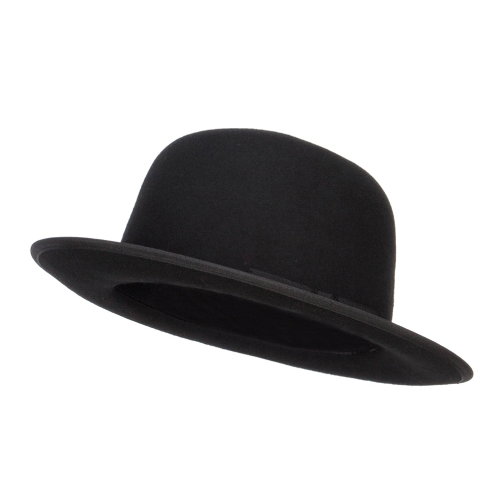 Flat Brim Wide Brim Round Top Hat Felt Hats For Every Day ROOLEE