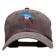 All American Cowgirl Embroidered Unstructured Cotton Cap