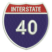 Interstate Highway 40 Sign