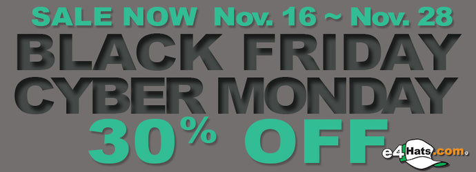 Black Friday & Cyber Monday Sale 30% OFF