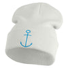 Sponge Crusty Crab Employee Uniform Embroidered 12" Beanie - White OSFM