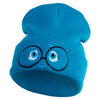 Inside Emotions Sadness Embroidered 12" Long Knitted Beanie - Aqua OSFM