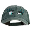 Inside Emotions Disgust Embroidered Pigment Dyed Twill Trucker Cap - Dark Green OSFM