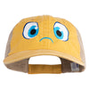 Inside Emotions Joy Embroidered Pigment Dyed Twill Trucker Cap - Mango Tan OSFM