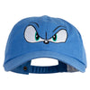 Blue Hedgehog Eyes Embroidered Pigment Dyed Wash Caps - Royal OSFM