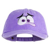 Inside Emotions Fear Embroidered Pigment Dyed Wash Caps - Purple OSFM