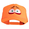 Inside Emotions Anxiety Embroidered Summer Foam Mesh Trucker Cap - Neon Orange OSFM
