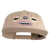 Fugly Doll Face Embroidered 5 Panel High Profile Flat Bill Unstructured Cap - Khaki OSFM