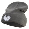 Cinema Old Style Film Big Size Acrylic Long Beanie - Grey XL-3XL