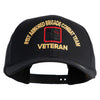 U.S. Army 81st Armored Brigade Combat Team Embroidered Retro Cotton Blend Snapback Cap - Black OSFM