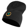Trainer Red Poke Monster Logo Embroidered Big Size Cotton Short Beanie - Black OSFM