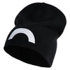 Ash Ketchum XY Series Embroidered Big Size Superior Cotton Short Knit Beanie - Black OSFM