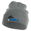 Classic 1927 Oswald Rabbit Head Embroidered Beanie - Light Grey OSFM