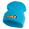 Classic 1919 Felix Cat Head Embroidered 12" Long Beanie - Aqua OSFM