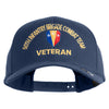 U.S. Army 50th Infantry Brigade Combat Team Embroidered Retro Cotton Blend Snapback Cap - Navy OSFM