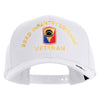 U.S. Army 53rd Infantry Brigade Embroidered Retro Cotton Blend Snapback Cap - White OSFM