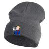 1929 Tintin and Snowy Embroidered Big Size Long Beanie - Grey XL-3XL
