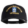 U.S. Army 76th Infantry Brigade Combat Team Embroidered Retro Cotton Blend Snapback Cap - Black OSFM