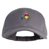 1926 Winnie-The-Pooh and Piglet Embroidered Big Size Cap - Charcoal XL-3XL