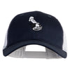1928 Steamboat Willie Pete Head Embroidered Mesh Cap - Navy White OSFM