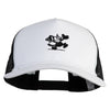 Classic 1919 Felix Cat Embroidered Big Size Mesh Cap - White Black XL-3XL
