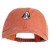 Classic 1930 Pluto Head Embroidered Pigment Dyed Cotton Cap - Orange OSFM