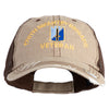 U.S. Army 170th Infantry Brigade Embroidered Low Profile Special Cotton Mesh Cap - Khaki-Brown OSFM