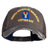 U.S. Army 196th Infantry Brigade Embroidered Low Profile Special Cotton Mesh Cap - Brown-Khaki OSFM