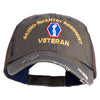 U.S. Army 442nd Infantry Regiment Embroidered Low Profile Special Cotton Mesh Cap - Brown OSFM