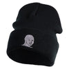 NPC Meme Face Logo Embroidered Big Size Acrylic Long Beanies - Black XL-3XL