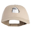 The Smug Guy Embroidered Low Profile Dyed Cotton Twill Cap - Khaki OSFM