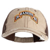 U.S. Army 75th Ranger Regiment Embroidered Low Profile Special Cotton Mesh Cap - Khaki-Brown OSFM