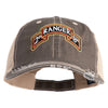 U.S. Army 2nd Ranger Battalion Embroidered Low Profile Special Cotton Mesh Cap - Brown-Khaki OSFM