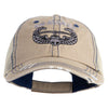 U.S. Army Air Assualt Badge Embroidered Low Profile Special Cotton Mesh Cap - Khaki OSFM