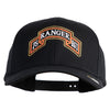 U.S. Army 75th Ranger Regiment Embroidered Retro Cotton Blend Snapback Cap - Black OSFM