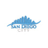 San Diego City Skyline digitized embroidery design